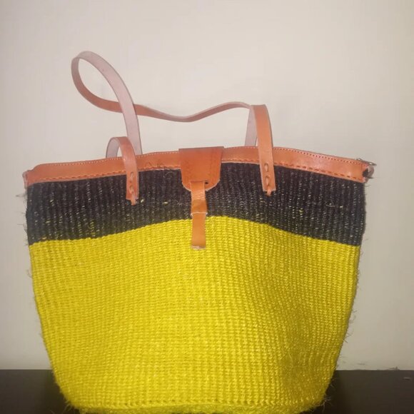 Xlarge sisal Kiondo Kikuyu Kenya  bag - Picture 2 of 7